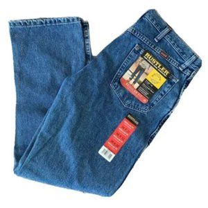 Men's Regular Fit Straight Leg Blue Jeans
